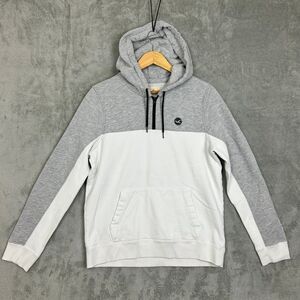 Hollister Sweater Adult Medium Grey White Casual Pullover Hoodie Sweatshirt